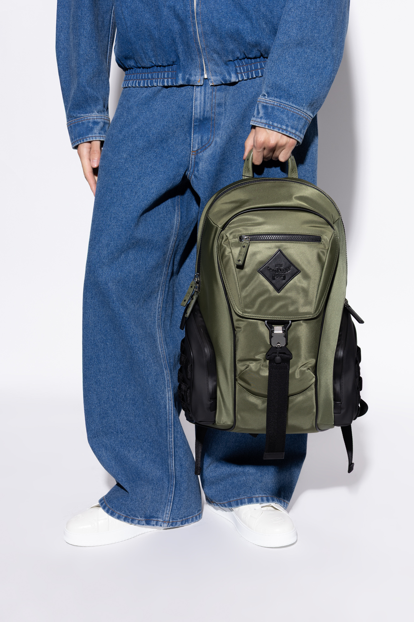 MCM Backpack with logo patch | Men's | Vitkac